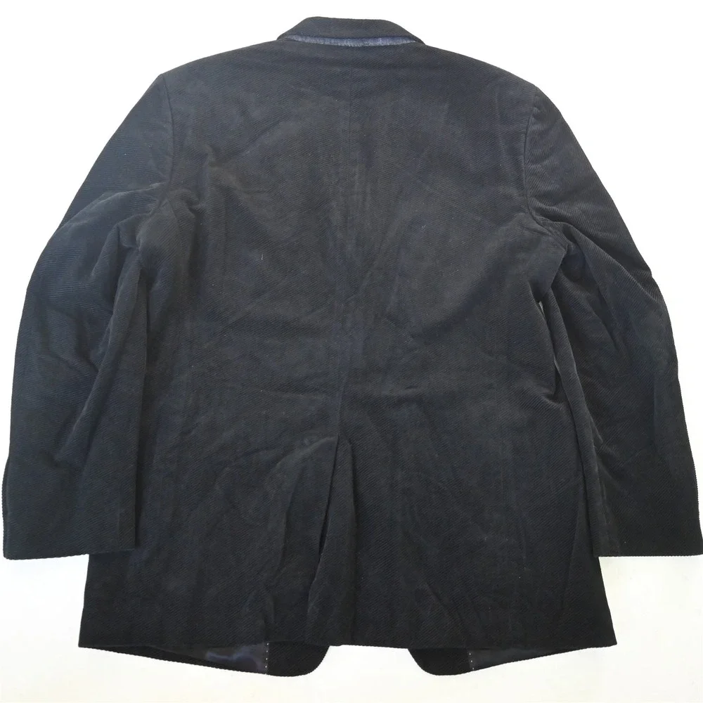 Banana Republic 42R Black Heavy Corduroy Mens Blazer Suit‎ Jacket Sport Coat